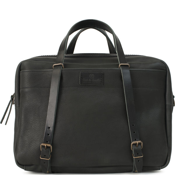 BRANCO leather business bag | Bleu de Chauffe — Calame Palma