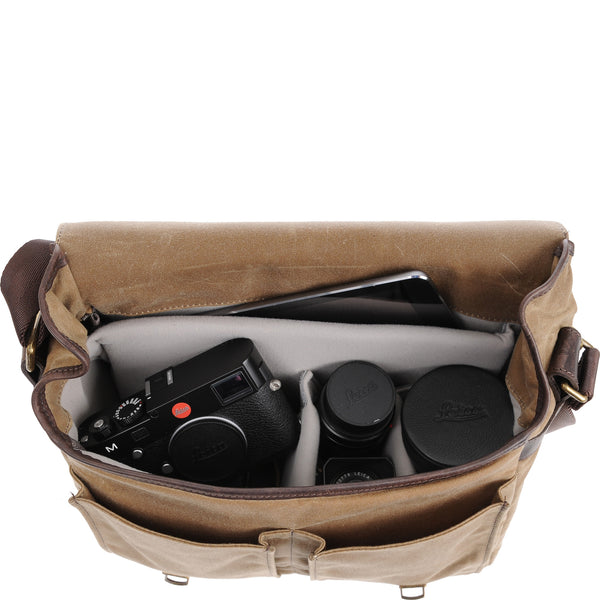 The ONA Brixton camera and laptop messenger bag